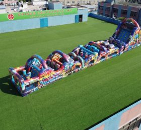 T7-4734 Percursos de Obstáculos Infláveis com Tema de Graffiti