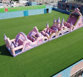 T7-4794 Cursos de Obstáculos Infláveis com Tema de Festas de Princesas