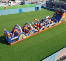 T7-4799 Curso de Obstáculos Inflável com Tema Rusty Rivets