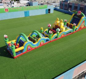 T7-4818 Curso de Obstáculos Inflável com Tema Super Mario