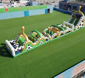 T7-4849 Curso de Obstáculos Inflável com Tema da Copa do Mundo