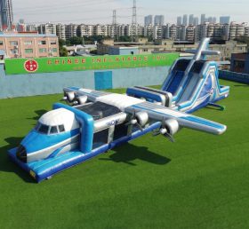 T7-4854 Curso de Obstáculos Inflável com Tema de Avião