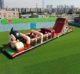 T7-4860 Curso de Obstáculos Inflável Tema Astro Boy