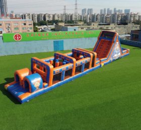 T7-4870 Cursos de Obstáculos Infláveis Tema Blippi Wonders