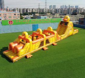 T7-4898 Curso de Obstáculos Inflável com Tema de Pato