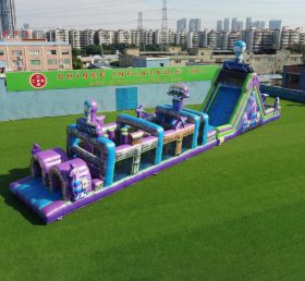 T7-4910 Cursos de Obstáculos Infláveis com Tema Fortnite