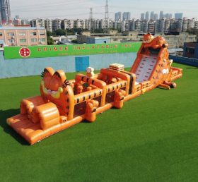 T7-4913 Curso de Obstáculos Inflável com Tema Garfield
