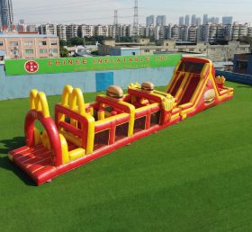 T7-4933 Curso de Obstáculos Inflável com Tema McDonald
