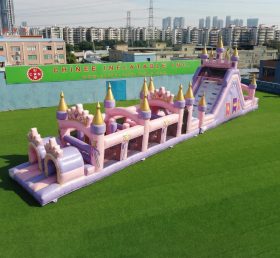 T7-4967 Cursos de Obstáculos Infláveis com Tema de Festas de Princesas