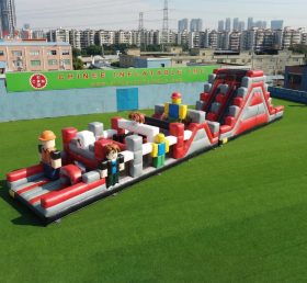 T7-4969 Cursos de Obstáculos Infláveis com Tema Roblox