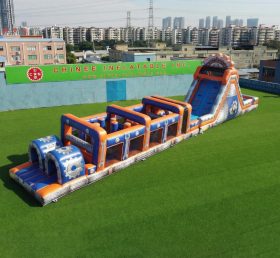 T7-4972 Curso de Obstáculos Inflável com Tema Rusty Rivets