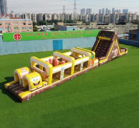 T7-4984 Percursos de Obstáculos Infláveis com Tema SpongeBob