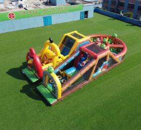 T7-5027 Percursos de Obstáculos Infláveis com Tema Angry Birds