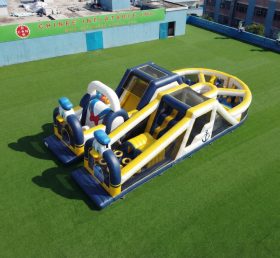 T7-5059 Curso de Obstáculos Inflável Tema Pato Donald