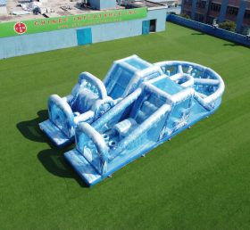 T7-5077 Cursos de Obstáculos Infláveis com Tema Frozen