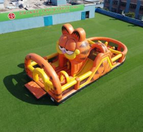 T7-5078 Curso de Obstáculos Inflável com Tema Garfield