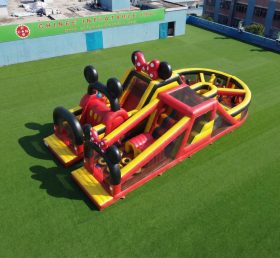 T7-5103 Curso de Obstáculos Inflável Tema Mickey & Minnie