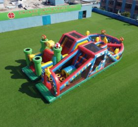 T7-5159 Curso de Obstáculos Inflável com Tema Super Mario