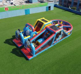 T7-5168 Curso de Obstáculos Inflável Tema Thomas & Friends