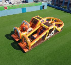 T7-5171 Curso de Obstáculos Inflável com Tema Timmy Time