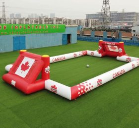 T11-926CA Campo de Futebol Inflável com Tema do Canadá