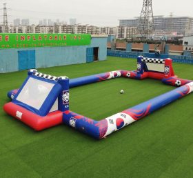 T11-926KR Campo de Futebol Inflável com Tema da Coreia do Sul