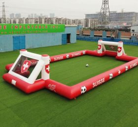 T11-926CH Campo de Futebol Inflável com Tema da Suíça