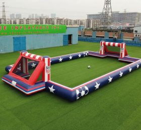 T11-926US Campo de Futebol Inflável com Tema dos Estados Unidos