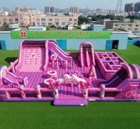 GF3-1428 Playground Inflável com Tema Barbie