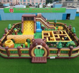 GF3-1430 Parque Infantil Inflável Tema de Urso