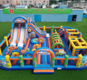 GF3-1431 Parque Infantil Inflável com Tema Blippi Wonders