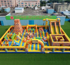 GF3-1434 Parque Infantil Insuflável com Tema Bob, o Construtor