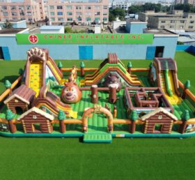 GF3-1437 Parque Infantil Insuflável Tema Boonie Bears