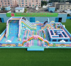 GF3-1441 Parque Infantil Inflável Tema Care Bears