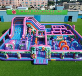 GF3-1450 Parque Infantil Inflável Tema Dora
