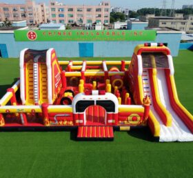 GF3-1457 Parque Infantil Inflável com Tema de Caminhão de Bombeiros