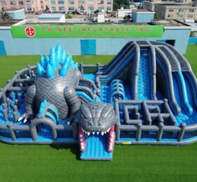 GF3-1463 Playground Inflável com Tema de Godzilla