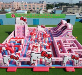 GF3-1466 Playground Inflável com Tema Hello Kitty