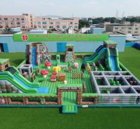 GF3-1480 Playground Inflável com Tema Minecraft