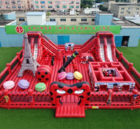GF3-1482 Parque Inflável com Tema Miraculous Ladybug
