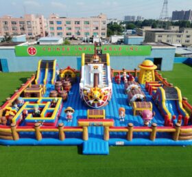 GF3-1491 Parque Inflável com Tema One Piece