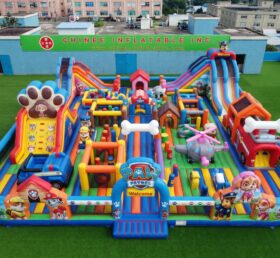 GF3-1492 Parque Infantil Insuflável com Tema da Patrulha Pata