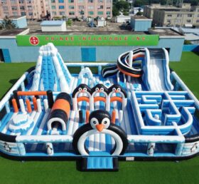 GF3-1493 Parque Infantil Inflável com Tema de Pinguim