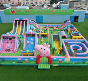 GF3-1495 Playground Inflável com Tema da Peppa Pig
