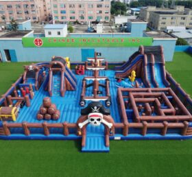 GF3-1497 Playground Inflável com Tema de Piratas