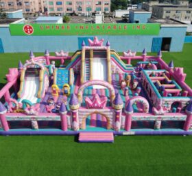 GF3-1503 Playground Inflável com Tema de Festas de Princesa
