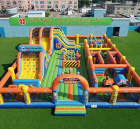 GF3-1505 Parque Infantil Insuflável Tema Rusty Rivets