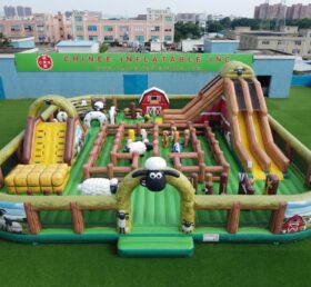 GF3-1507 Playground Inflável com Tema Shaun, o Carneiro