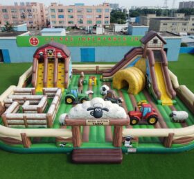 GF3-1508 Playground Inflável com Tema Shaun, o Carneiro