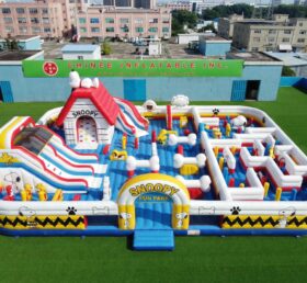 GF3-1511 Playground Inflável com Tema do Snoopy